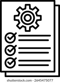Checklist vector icon. Can be used for printing, mobile and web applications.