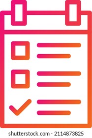 Checklist Vector Icon Design Illustration