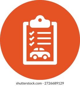 Ilustración de diseño de íconos de Vector de lista de verificación