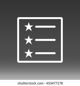 Checklist Vector Icon Illustration