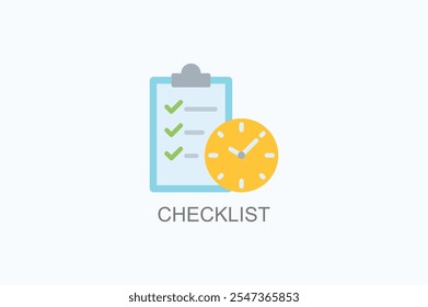 Ícone De Vetor De Lista De Verificação Ou Ilustração De Logotipo