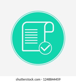 Checklist vector icon sign symbol