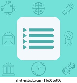 Checklist vector icon sign symbol