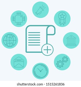Checklist vector icon sign symbol
