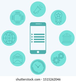 Checklist vector icon sign symbol
