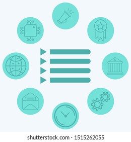 Checklist vector icon sign symbol