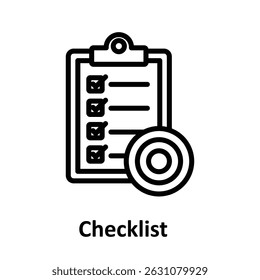 Checklist Vector icon which can easily modify or edit 


