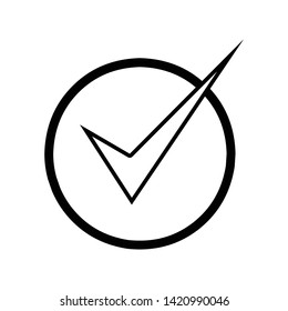 Checklist vector icons, isolated illustrations for graphic and web design, checklist icons, creative logos