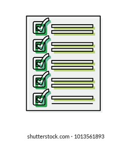 checklist vector illustration