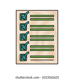 checklist vector illustration