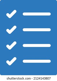 Checklist Vector illustration on a transparent background.Premium quality symmbols.Glyphs vector icon for concept and graphic design.