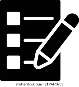 Checklist Vector illustration on a transparent background.Premium quality symbols.Glyphs vector icon for concept and graphic design.