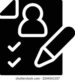 checklist  Vector illustration on a transparent background. Premium quality symmbols. Glyphs vector icons for concept and graphic design. 
