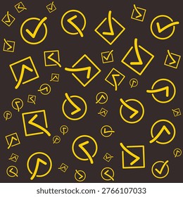 Checkmark art modern style trendy design ravishing vector background.eps
