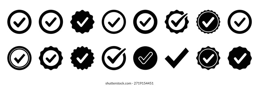 Auswahlfeld Silhouette Symbol Set