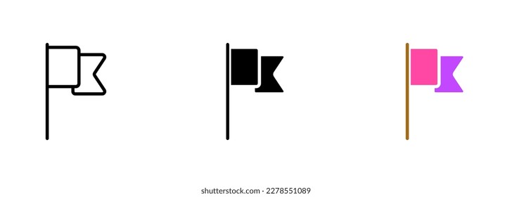 A checkmark box on a transparent background. The square box contains a checkmark inside it. The color of the checkmark box is green. Vector set of icons in line, black and colorful styles isolated.