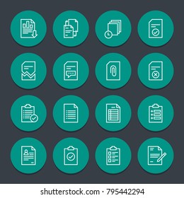 Checkmark and checkbox document vector sign