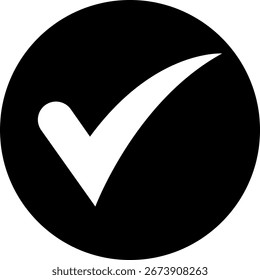 Checkmark checklist icon transparent background.