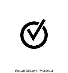 checkmark in the circle icon