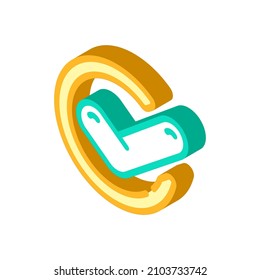 cumplimiento de marca de verificación vector de icono isométrico. signo de cumplimiento de marca de verificación. ilustración de símbolo aislado