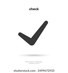 Checkmark, confirm, approve, appreciate, like symbol. Decline, reject, deny, dislike label badge flag button for mobile app, website, UI UX, promotion. High quality vector illustration EPS10