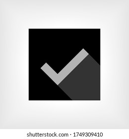 Checkmark Icon. Agree Symbol. Yes or Okay Signs - Vector Illustration for Design and Websites, Presentation or Application.