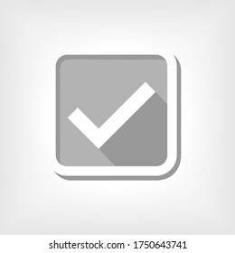 Checkmark Icon. Agree Symbol. Yes or Okay Signs - Vector Illustration for Design and Websites, Presentation or Application.