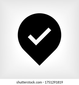 Checkmark Icon. Agree Symbol. Yes or Okay Signs - Vector Illustration for Design and Websites, Presentation or Application.
