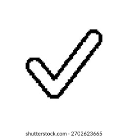 Ícono de marca de verificación, Aprobación que representa la validación con sensación digital