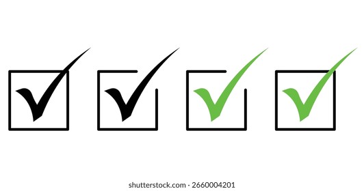Checkmark icon.  Approved icon vector icon.