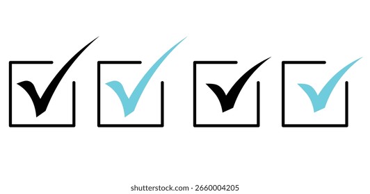 Checkmark icon.  Approved icon vector icon.