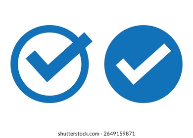 Checkmark icon. black , green and blue checkmark vector set. Check box icon with correct, accept checkmark icons. Approved symbol. Isolated v checkmark icon.