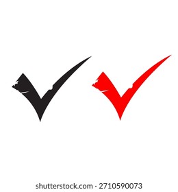 Color del icono de marca de verificación editable sobre fondo blanco
