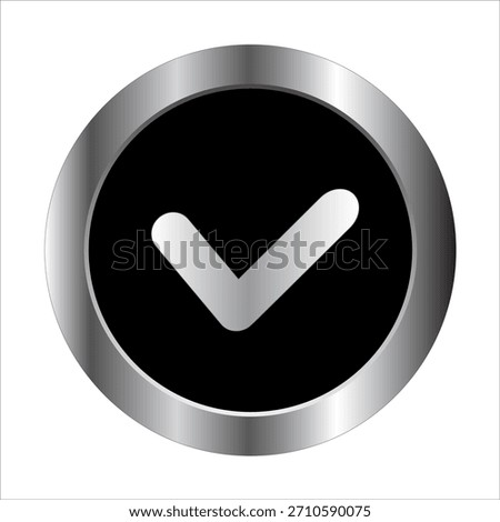 checkmark icon color editable on white background
