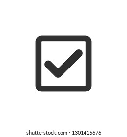 Checkmark Icon Correct Symbol Logo Template Stock Vector (Royalty Free ...