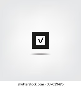 Checkmark Icon - Flat Design