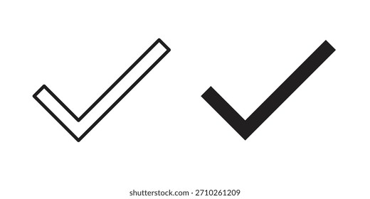 Icono de marca de verificación doodle gráfico, boceto, Ilustración vectorial de dibujo de contorno