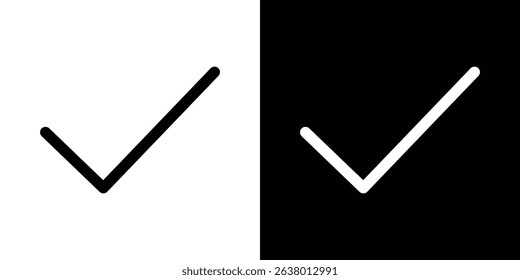 Checkmark icon Graphic vector set for ui design