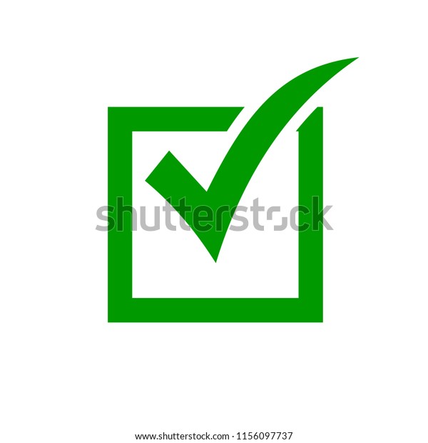 Checkmark Icon Green Check Mark Icon Stock Vector Royalty Free