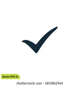 Markierungssymbol zur Veranschaulichung eines einfachen Designelements, Vektorlogo-Vorlage
