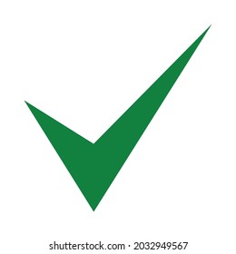checkmark icon on white background