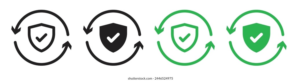 Checkmark Icon for Safety Verification and Secure Guarantee Assurance