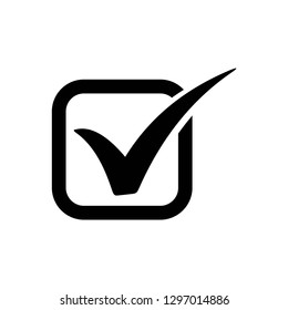 Checkmark icon symbol vector