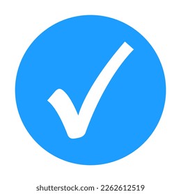 Icono de marca de verificación ilustración vectorial. marca de verificación de diseño aislado en fondo blanco. 