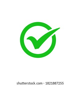 checkmark icon symbol vector isolated