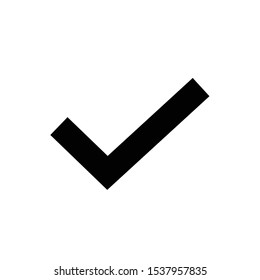 checkmark icon symbol vector logo template