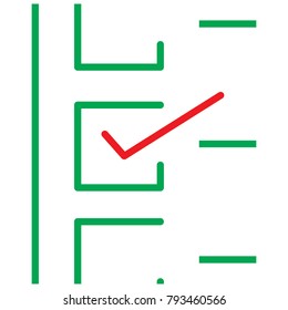 checkmark icon vector
