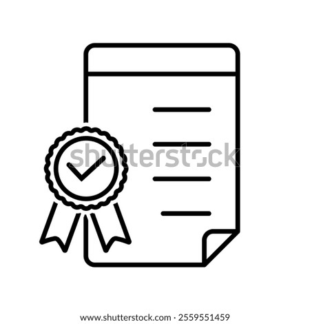 Checkmark icon vector. confirm terms illustration sign. approve symbol. ok logo. approve mark.