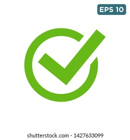 checkmark icon vector design template