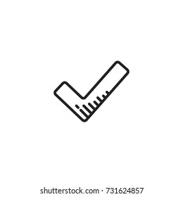 checkmark icon vector isolated